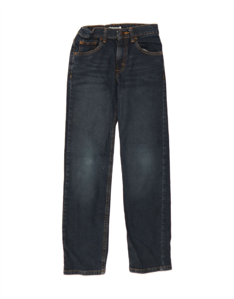 WRANGLER Boys Straight Jeans 11-12 Years W24 L26 Navy Blue Cotton Vintage Wrangler and Second-Hand Wrangler from Messina Hembry 