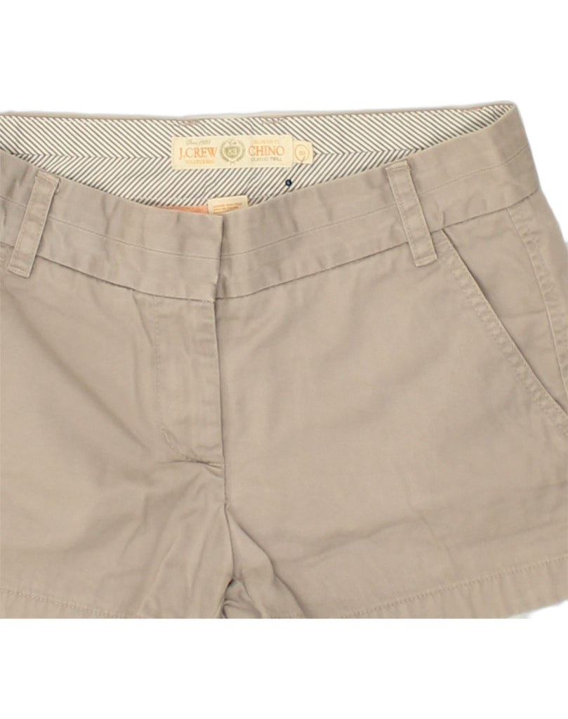 J. CREW Womens Chino Shorts US 2 XS W30 Grey Cotton | Vintage J. Crew | Thrift | Second-Hand J. Crew | Used Clothing | Messina Hembry 