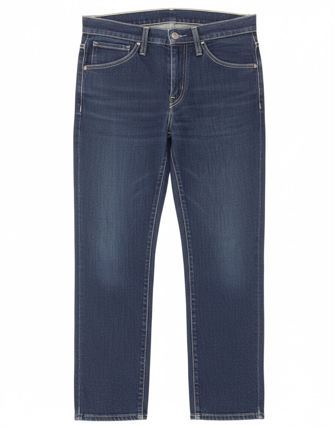 Levi's Womens Straight Jeans W29 L28 Navy Blue Cotton