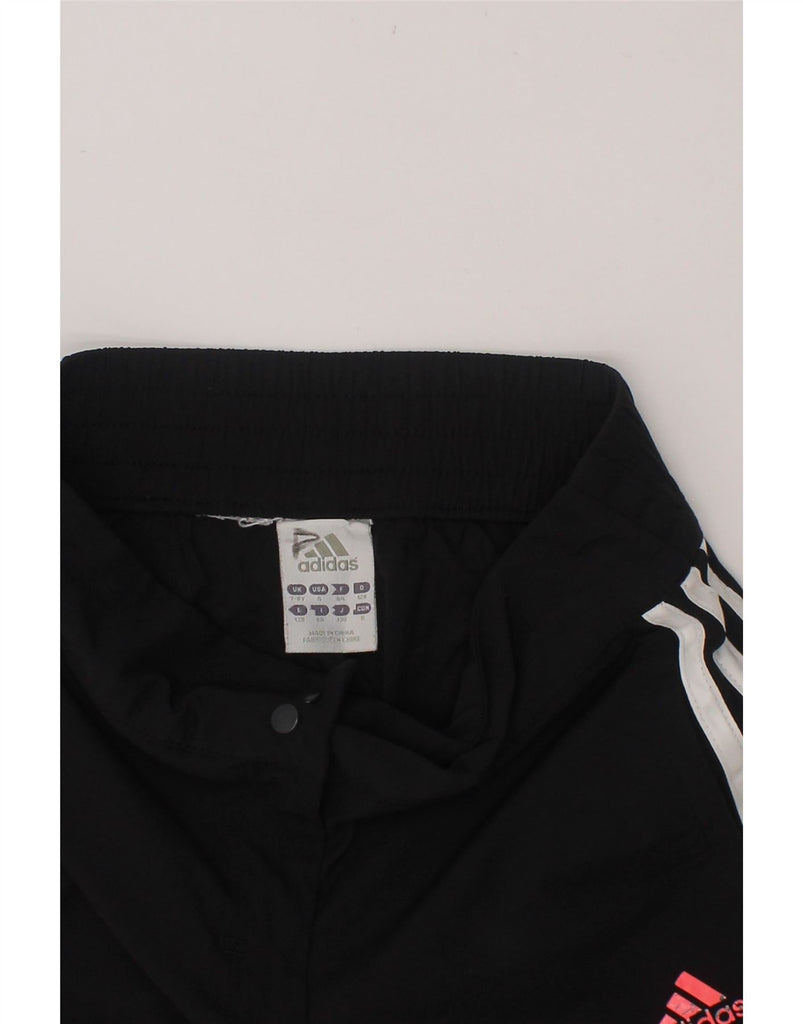 ADIDAS Girls Bermuda Sport Shorts 7-8 Years  Black Vintage Adidas and Second-Hand Adidas from Messina Hembry 