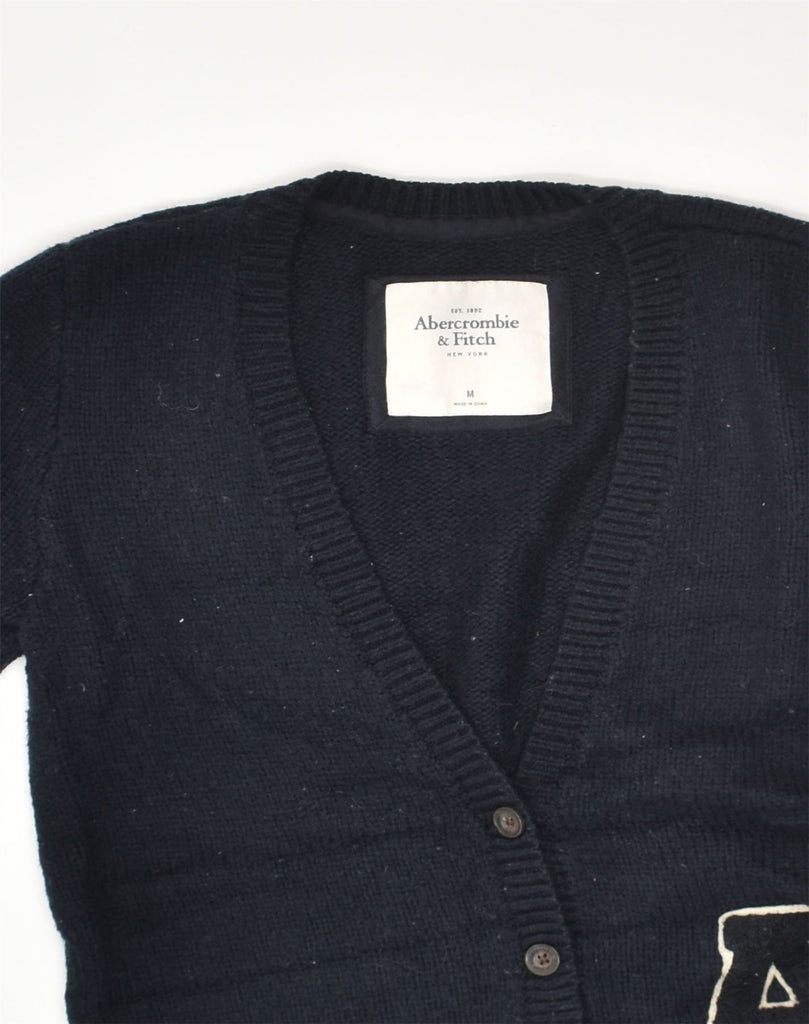 ABERCROMBIE & FITCH Girls Cardigan Sweater 13-14 Years Medium Navy Blue | Vintage Abercrombie & Fitch | Thrift | Second-Hand Abercrombie & Fitch | Used Clothing | Messina Hembry 