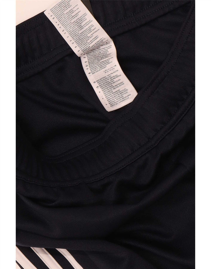 Adidas Mens Aeroready Tracksuit Trousers Medium Navy Blue Polyester