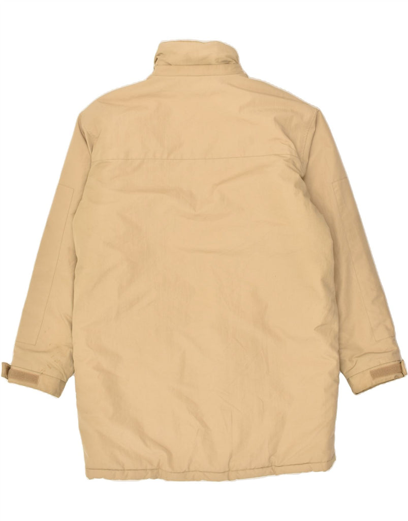 ASICS Mens Windbreaker Coat UK 42 XL Beige Polyester | Vintage Asics | Thrift | Second-Hand Asics | Used Clothing | Messina Hembry 