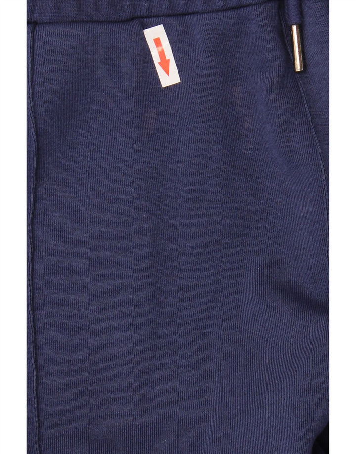 FILA Mens Tracksuit Trousers Large Navy Blue Cotton