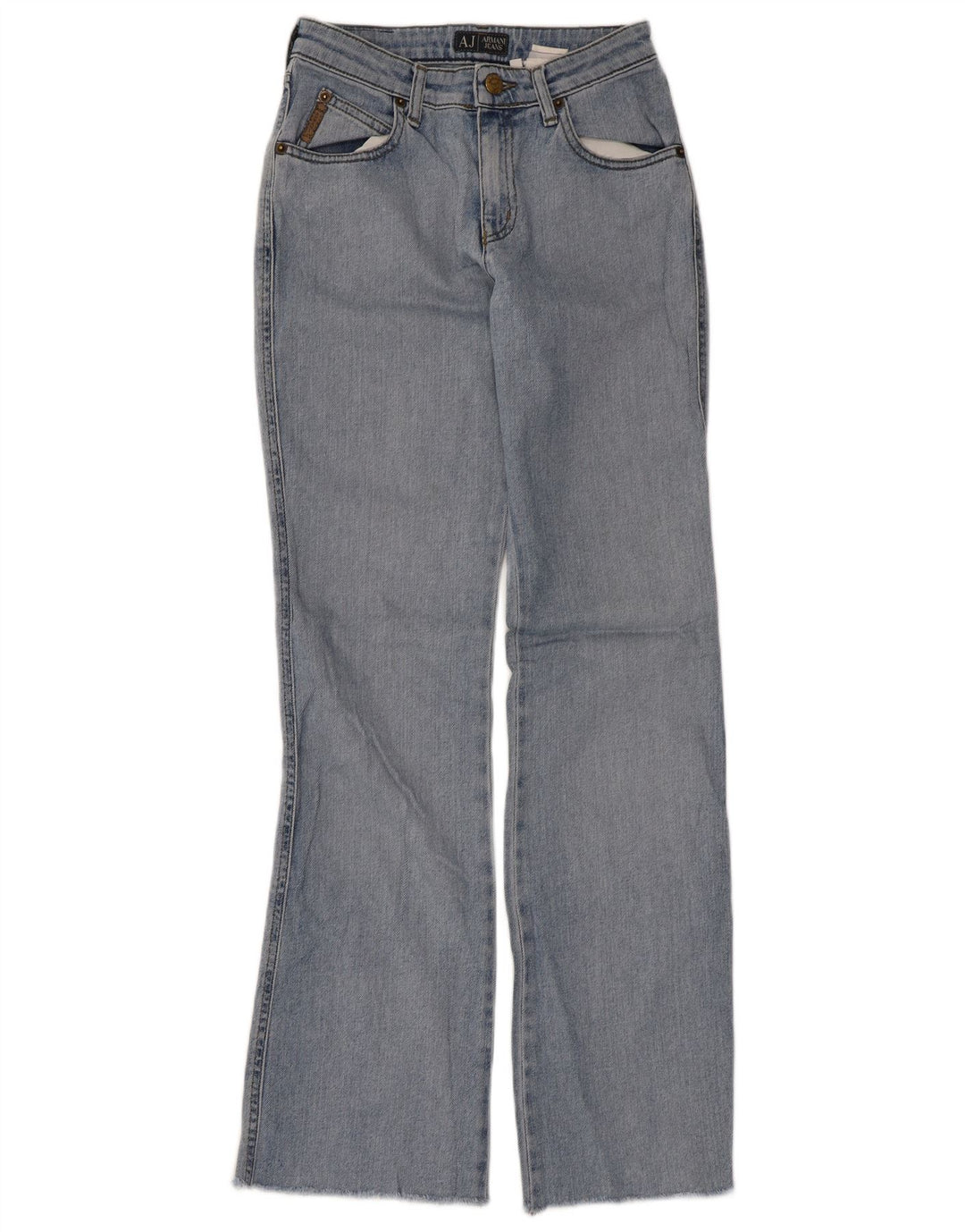 Armani Womens Straight Jeans W26 L31 Blue