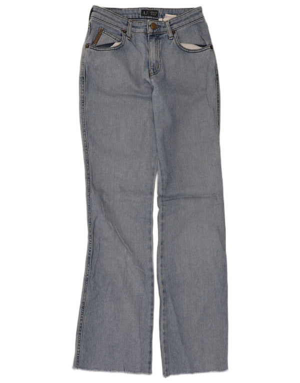 Armani Womens Straight Jeans W26 L31 Blue