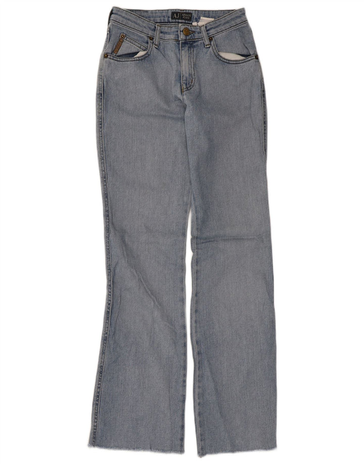 Armani Womens Straight Jeans W26 L31 Blue
