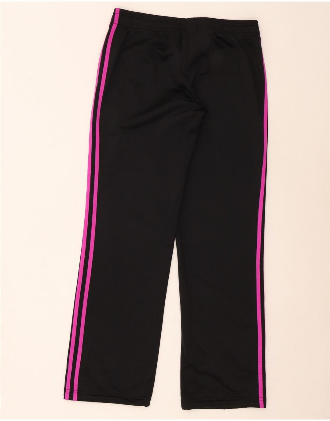 Adidas Womens Tracksuit Trousers UK 8/10 Small Black Polyester