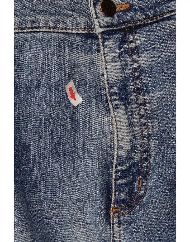 WRANGLER Mens Texas Stretch Straight Jeans W36 L30 Blue Cotton