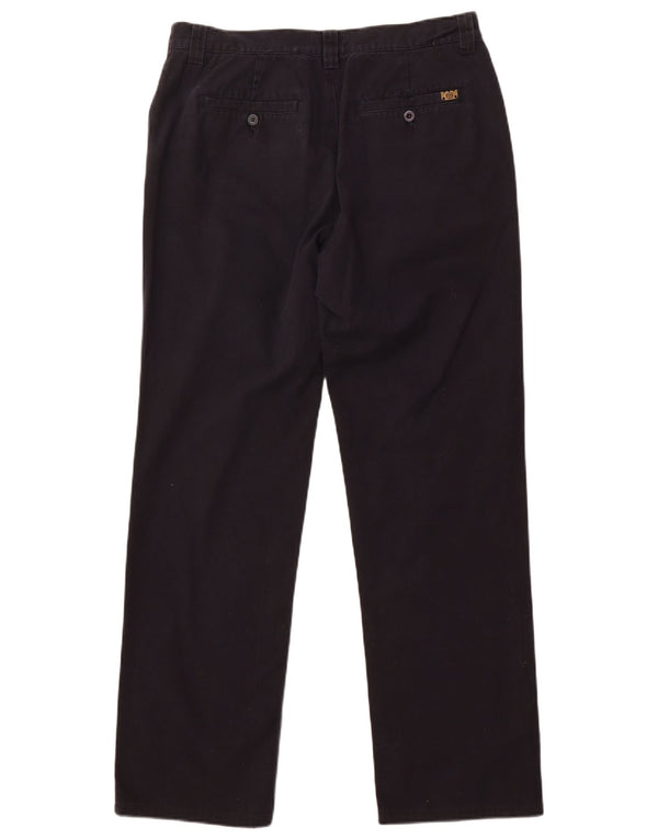 Sergio Tacchini Mens Straight Chino Trousers IT 50 Large W34 L33 Navy Blue