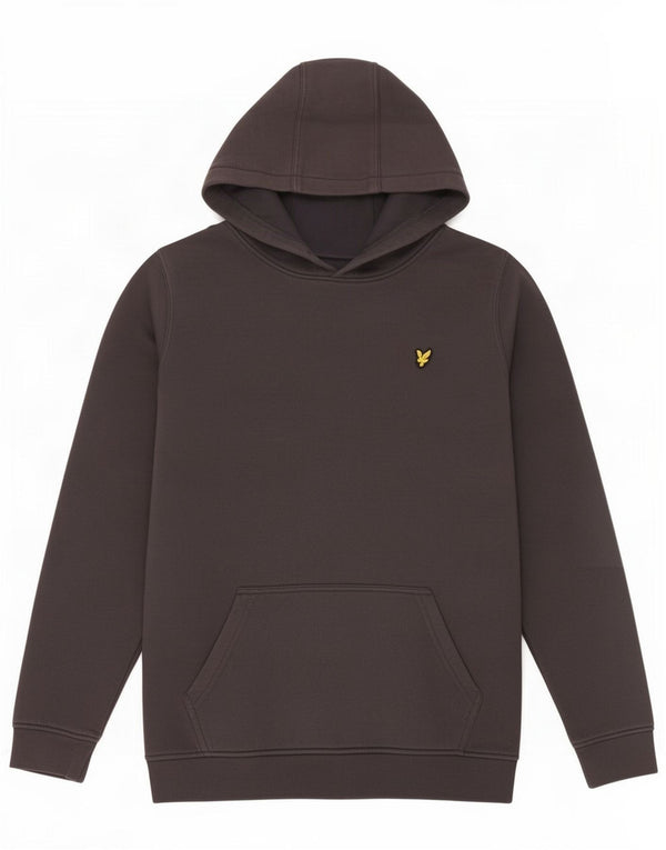 Lyle & Scott Boys Hoodie Jumper 13-14 Years Grey Cotton