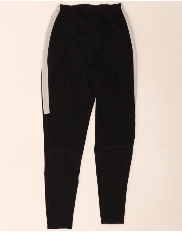 Nike Mens Dri Fit Tracksuit Trousers Small Black Colourblock Polyester
