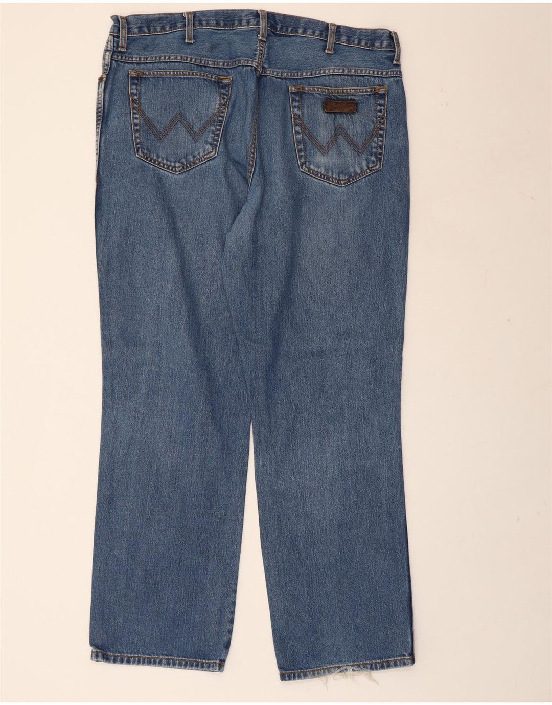 WRANGLER Mens Ohio Straight Jeans W40 L32 Blue Cotton