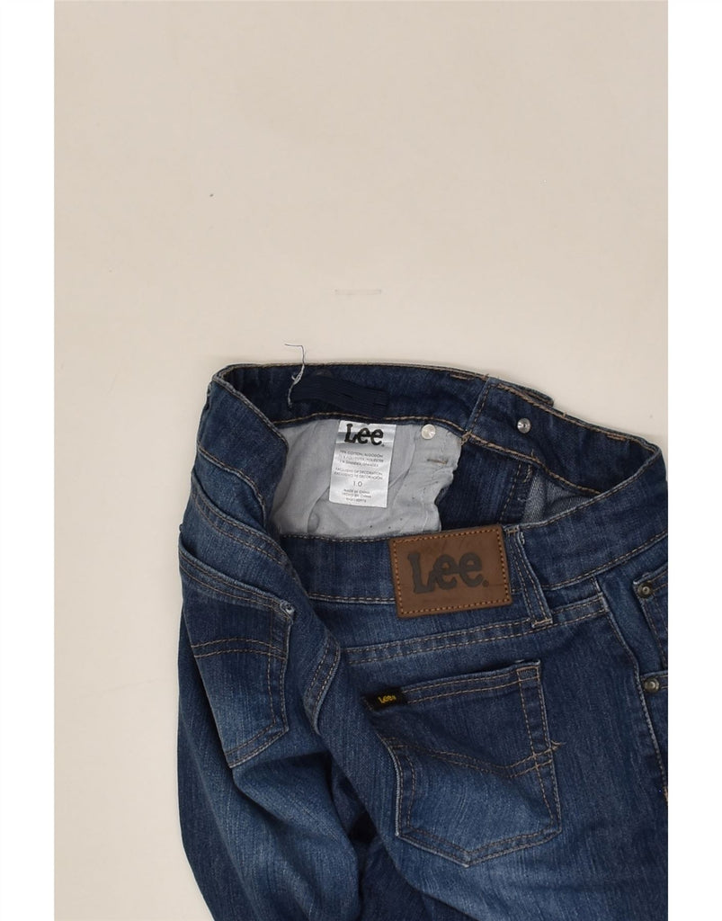 LEE Boys Straight Jeans 9-10 Years W26 L24  Navy Blue Cotton | Vintage Lee | Thrift | Second-Hand Lee | Used Clothing | Messina Hembry 