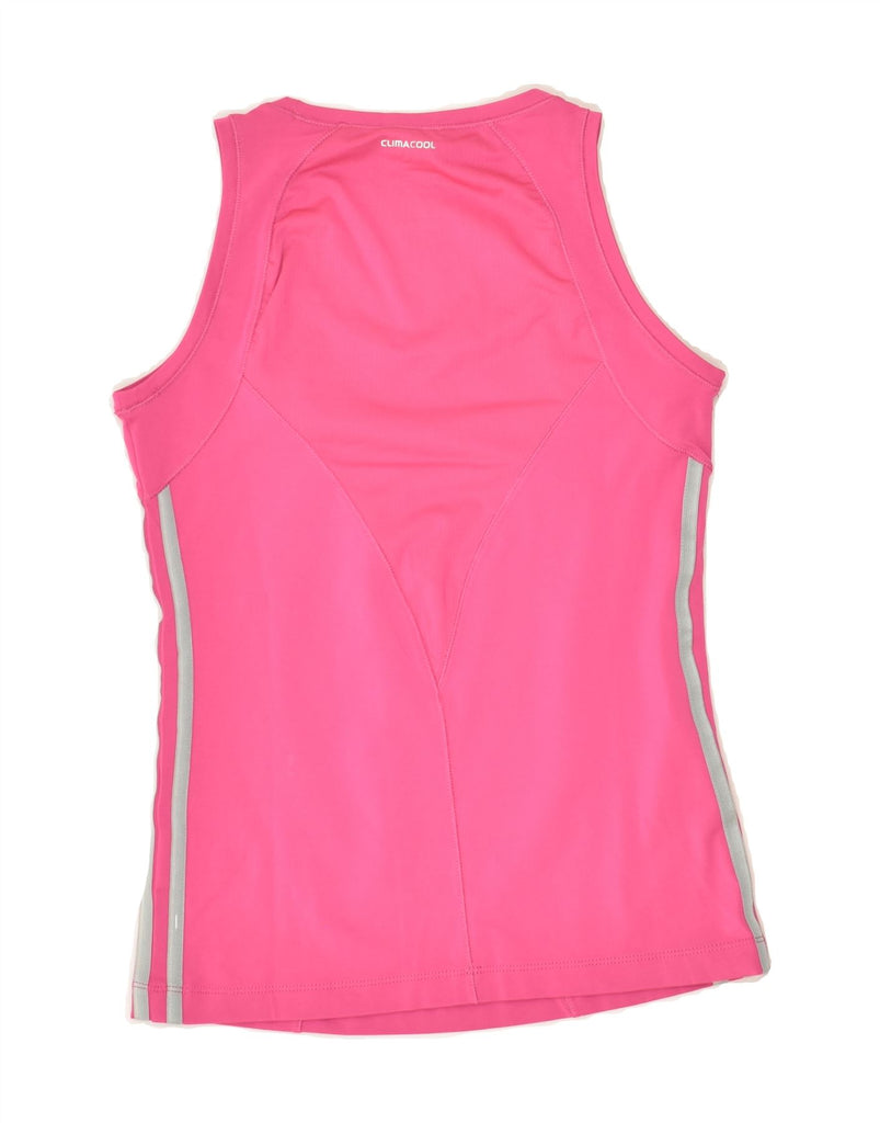 ADIDAS Womens Climacool Vest Top UK 12 Medium Pink Polyester | Vintage Adidas | Thrift | Second-Hand Adidas | Used Clothing | Messina Hembry 