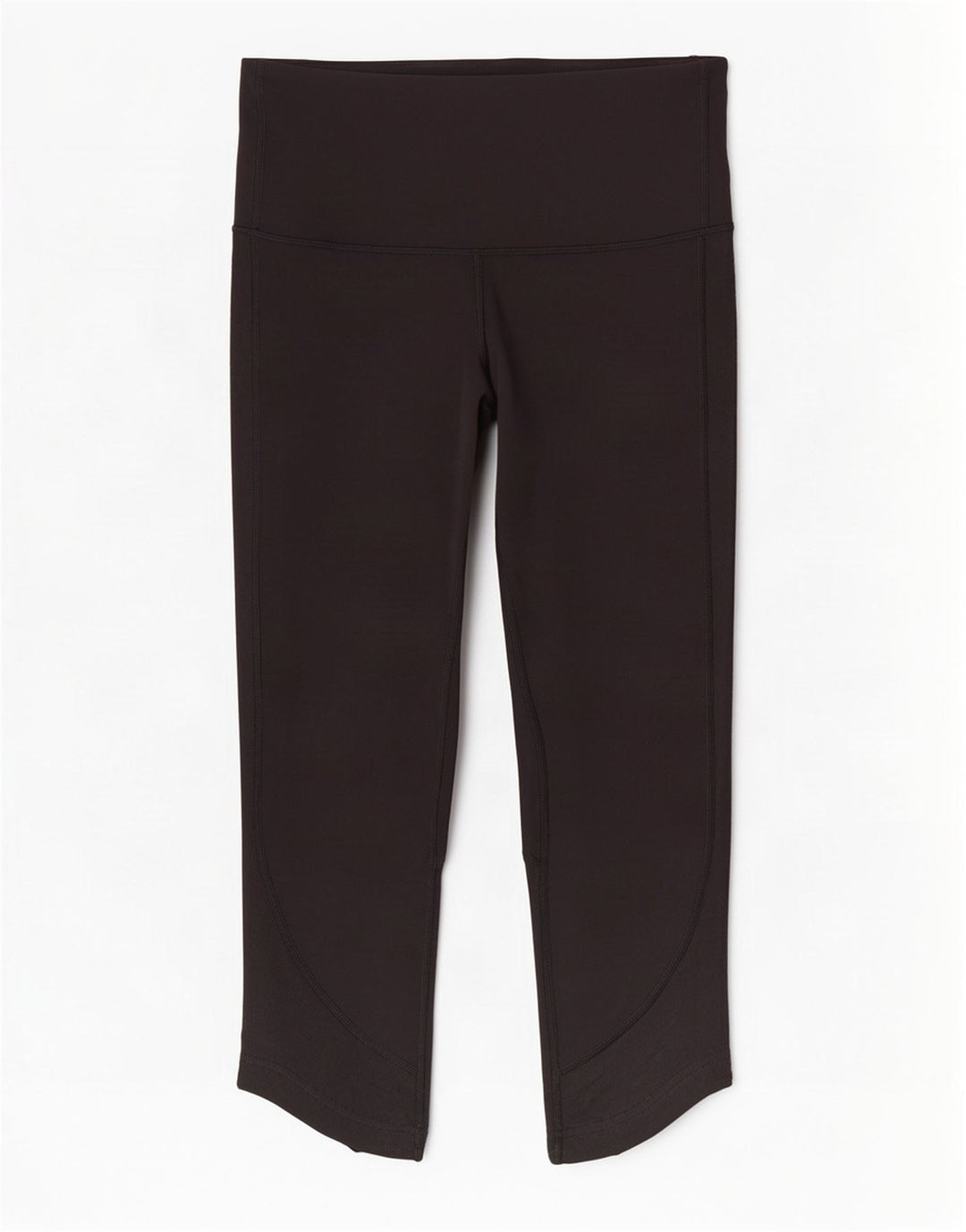 Lululemon Womens Capri Leggings US 6 Medium Black Nylon