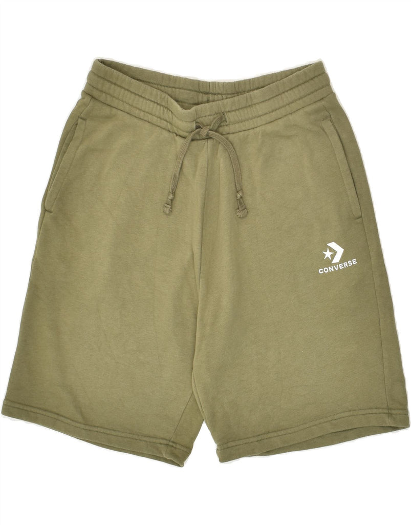 CONVERSE Mens Sport Shorts Small Khaki Cotton | Vintage Converse | Thrift | Second-Hand Converse | Used Clothing | Messina Hembry 