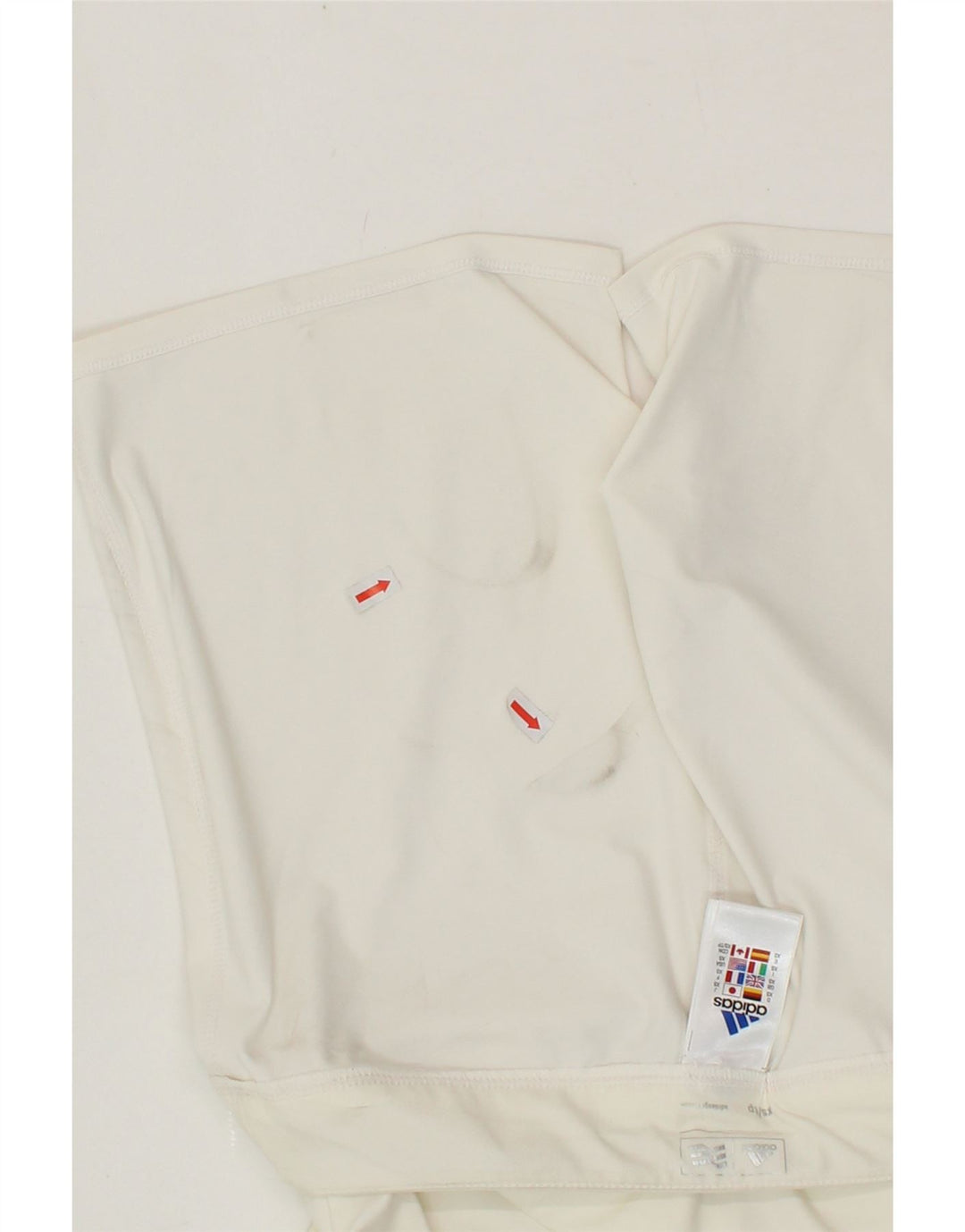ADIDAS Womens Skort UK 6 XS  White Colourblock Polyester Vintage Adidas and Second-Hand Adidas from Messina Hembry 