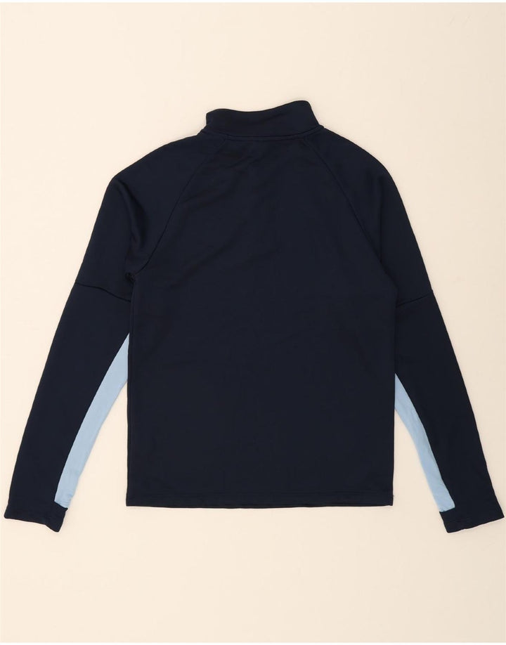 UMBRO Mens Pascoe Vale FC Graphic Top Long Sleeve Small Navy Blue Vintage Umbro and Second-Hand Umbro from Messina Hembry 