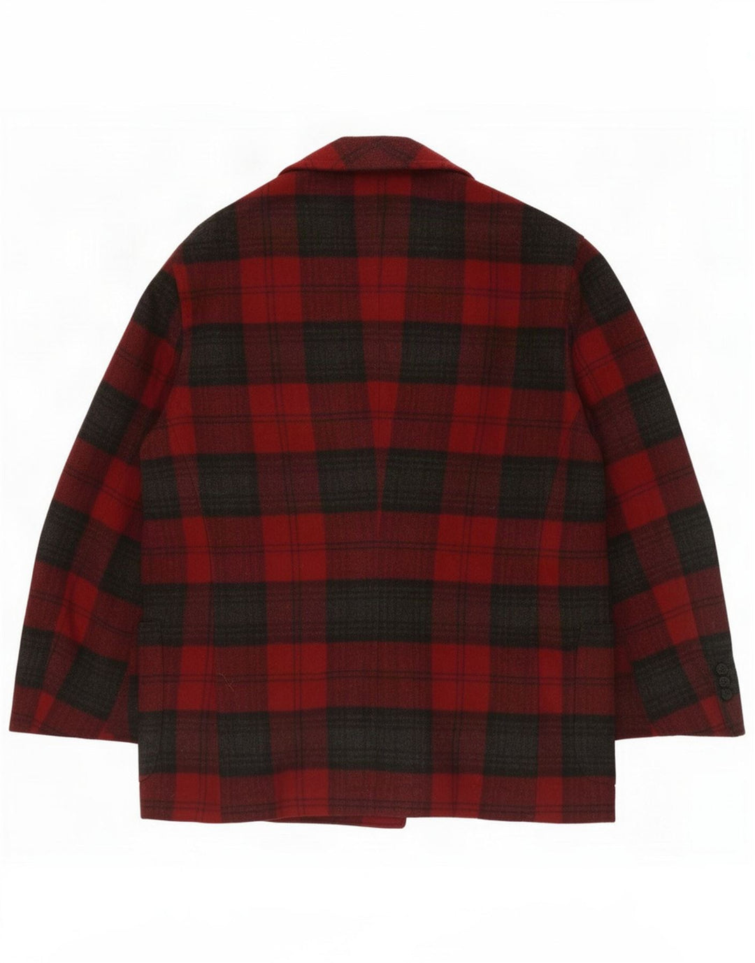 Vintage Mens 2 Button Blazer Jacket UK 38 Medium Red Check