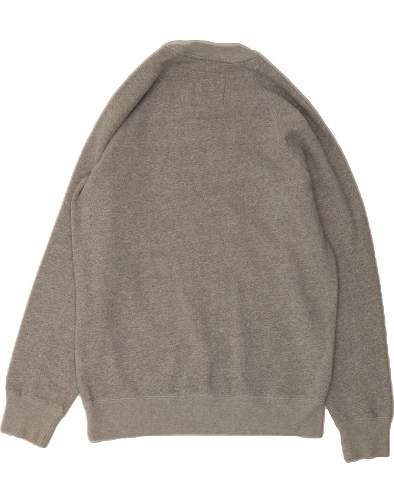 JACK WILLS Mens Graphic Sweatshirt Jumper Medium Grey Cotton Vintage Jack Wills and Second-Hand Jack Wills from Messina Hembry 