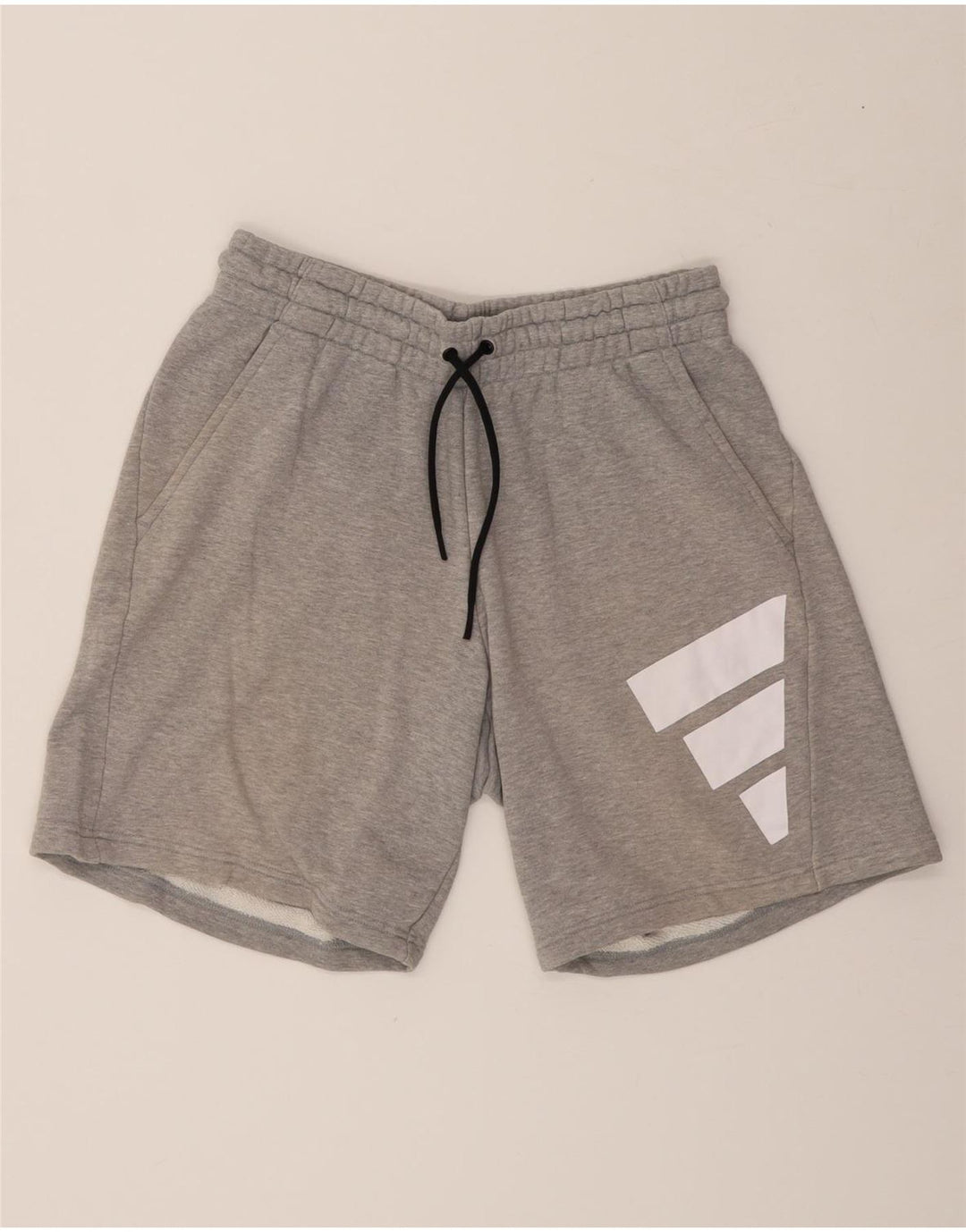 ADIDAS Mens Graphic Sport Shorts Medium  Grey Cotton Vintage Adidas and Second-Hand Adidas from Messina Hembry 