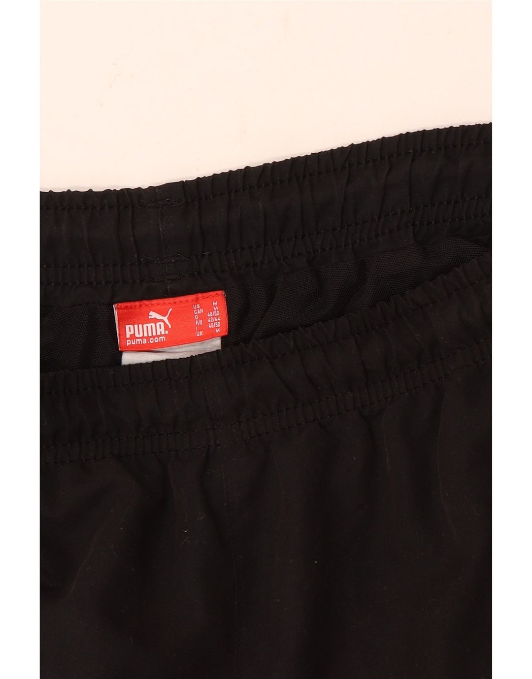 Puma Mens Graphic Bermuda Sport Shorts Medium  Black
