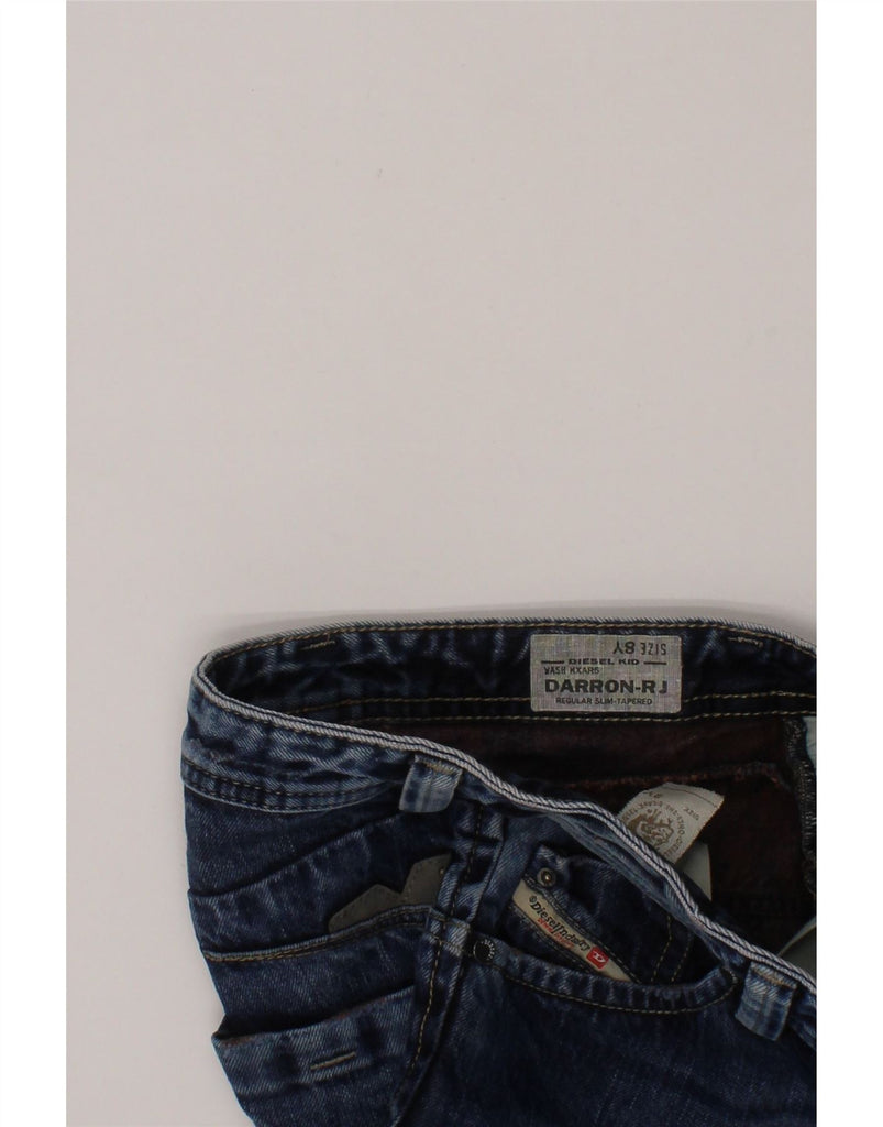DIESEL Boys Darron Regular Slim Tapered Jeans 7-8 Years W24 L24 Blue Vintage Diesel and Second-Hand Diesel from Messina Hembry 