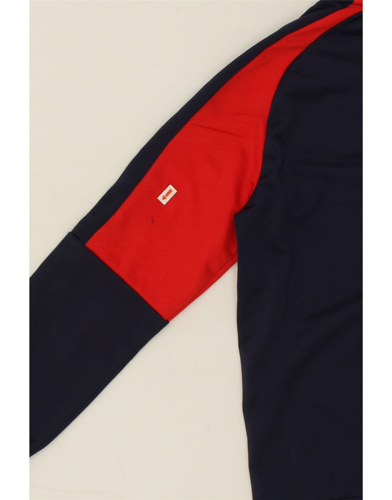 PUMA Boys Graphic Tracksuit Top Jacket 11-12 Years Navy Blue Colourblock | Vintage Puma | Thrift | Second-Hand Puma | Used Clothing | Messina Hembry 