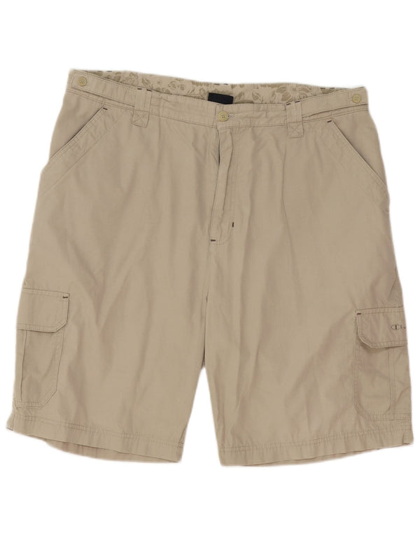 Champion Mens Cargo Shorts XL W38 Beige