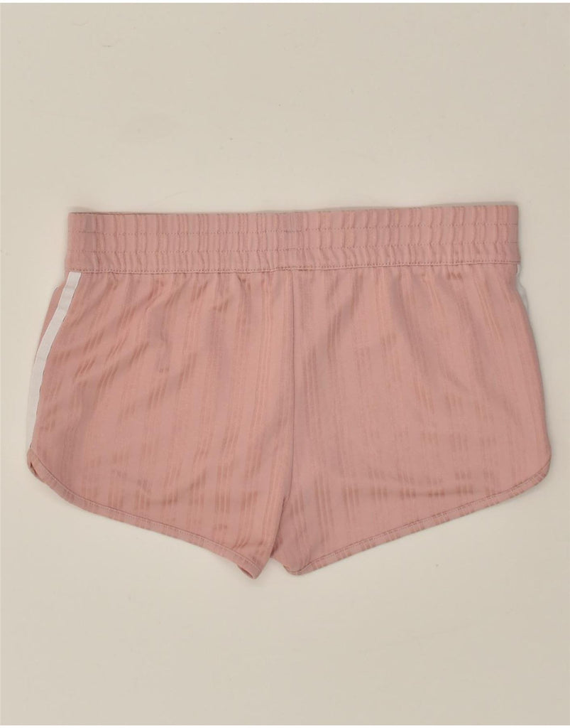 ADIDAS Womens Sport Shorts UK 10 Small Pink Polyester | Vintage Adidas | Thrift | Second-Hand Adidas | Used Clothing | Messina Hembry 