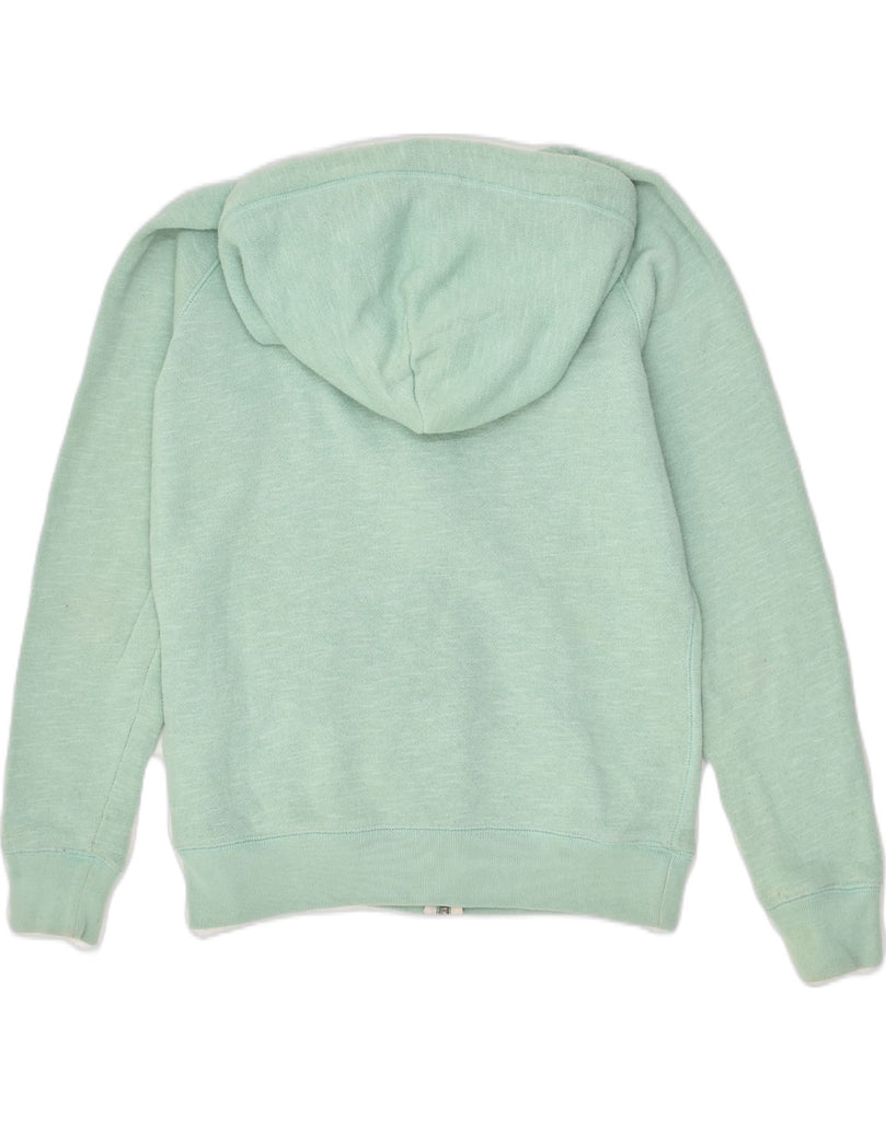 JACK WILLS Womens Zip Hoodie Sweater UK 10 Small  Green Cotton | Vintage Jack Wills | Thrift | Second-Hand Jack Wills | Used Clothing | Messina Hembry 