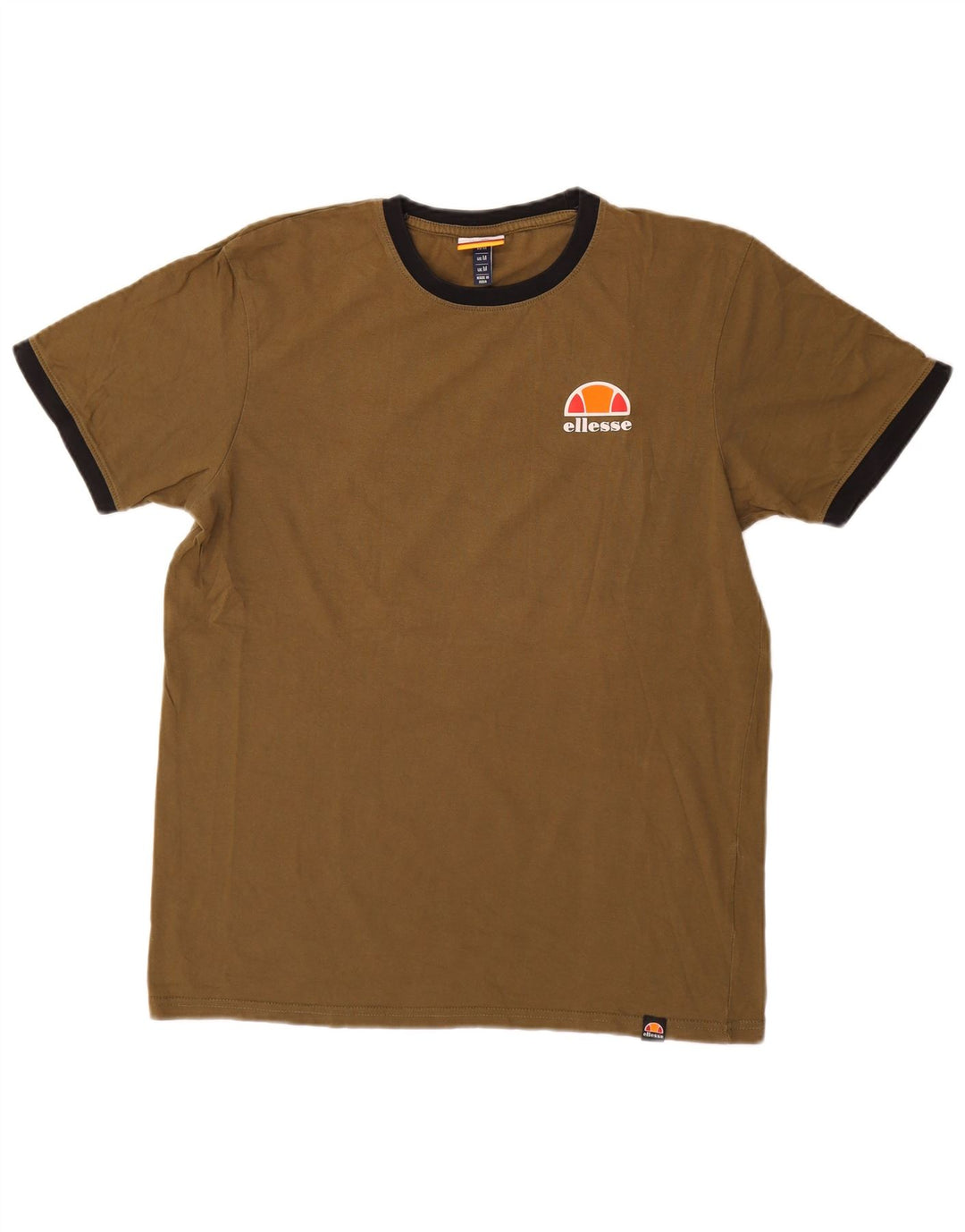 ELLESSE Mens T-Shirt Top Medium Khaki