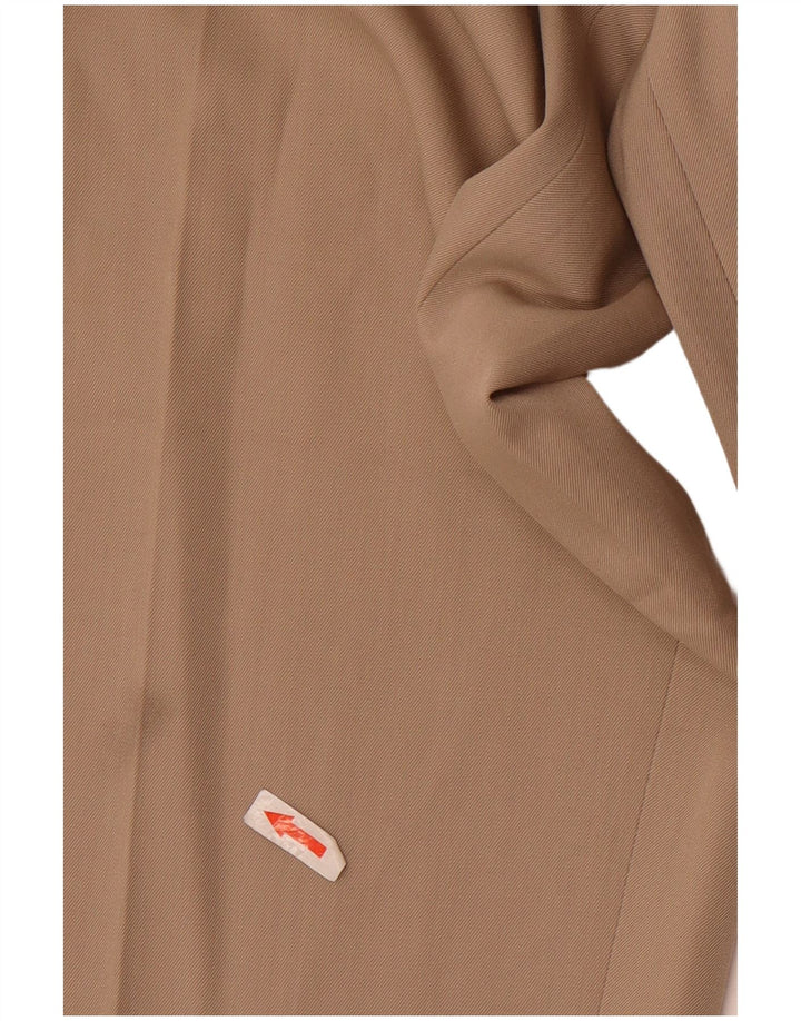 Eddie Bauer Mens Pegged Chino Trousers W36 L30 Beige Polyester