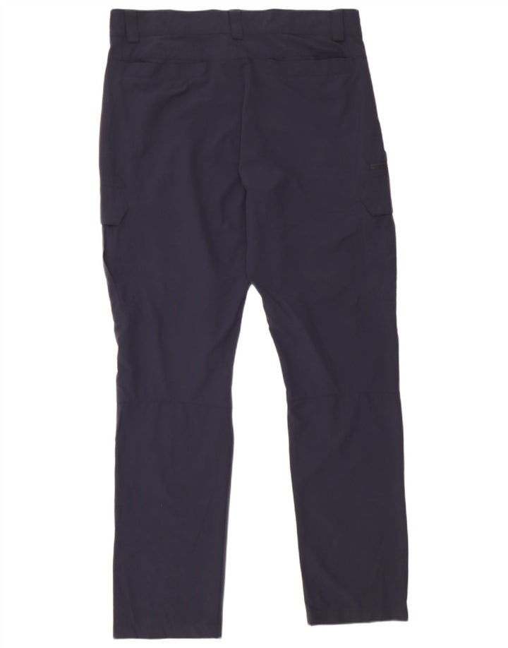 HELLY HANSEN Womens Slim Cargo Trousers W34 L32 Navy Blue Polyamide