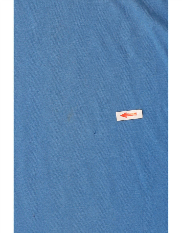 Puma Mens Graphic T-Shirt Top Small Blue