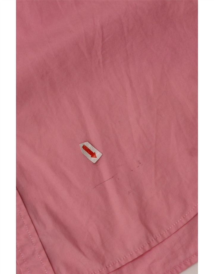 Superdry Mens Short Sleeve Regular Fit Shirt XL Pink Cotton