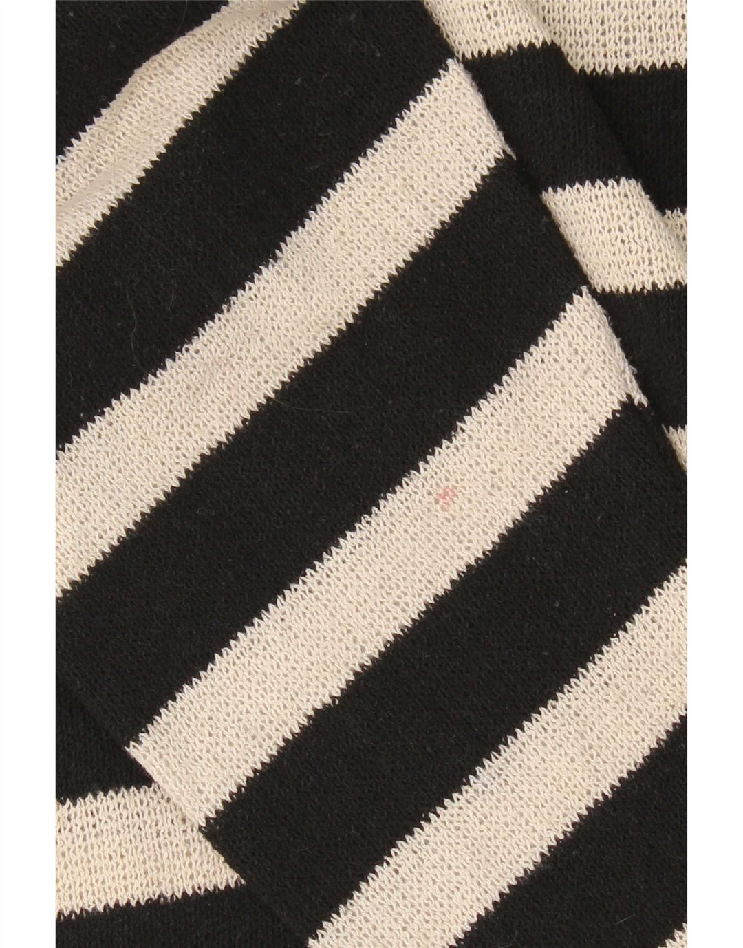 Zara Womens Oversized Roll Neck Jumper Sweater UK 10 Small Black Striped