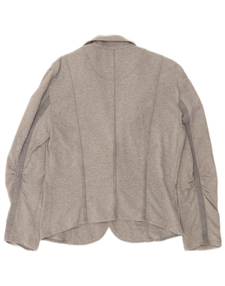 NEW PENNY Womens 2 Button Blazer Jacket UK 10 Small Grey
