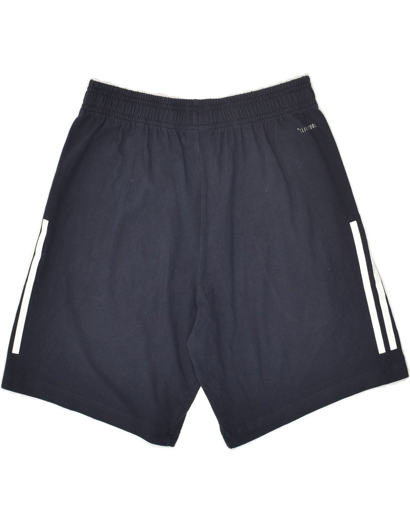 ADIDAS Mens Sport Shorts Small Navy Blue | Vintage Adidas | Thrift | Second-Hand Adidas | Used Clothing | Messina Hembry 