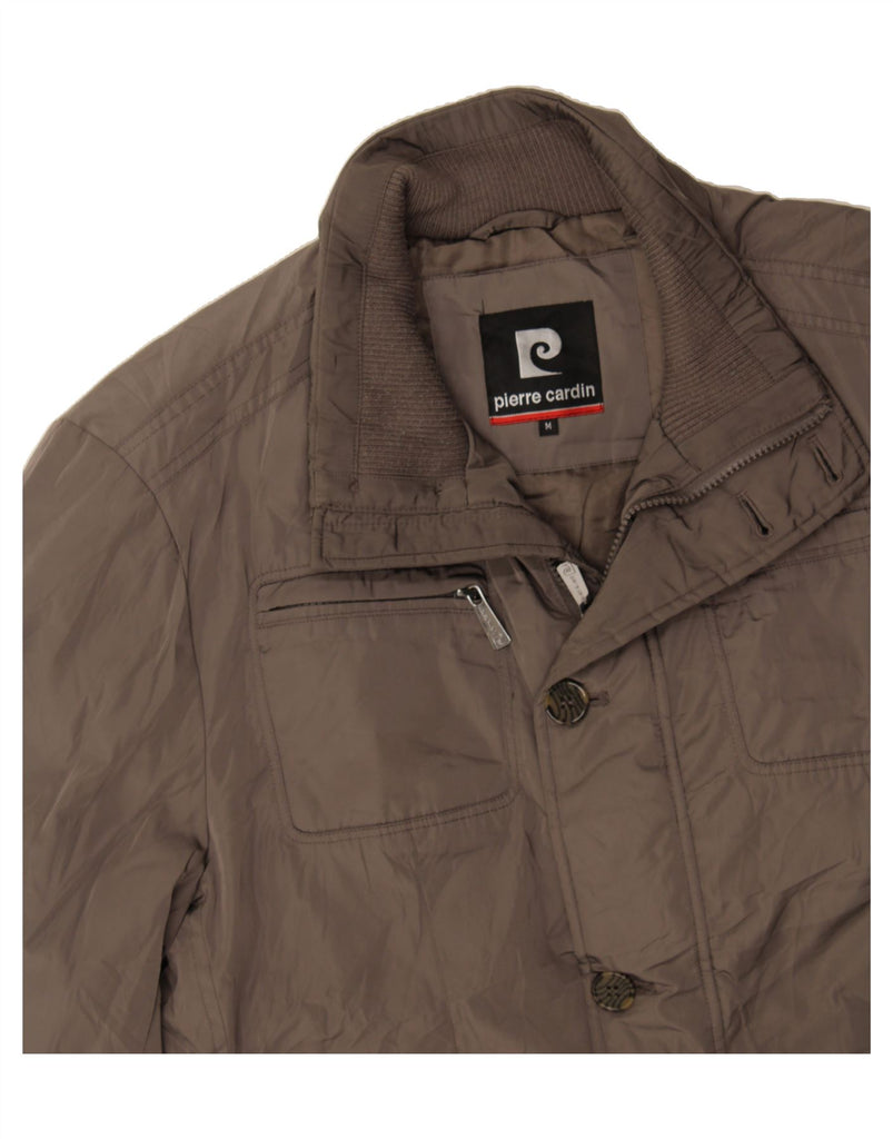 PIERRE CARDIN Mens Utility Jacket UK 38 Medium Grey Polyester Vintage Pierre Cardin and Second-Hand Pierre Cardin from Messina Hembry 