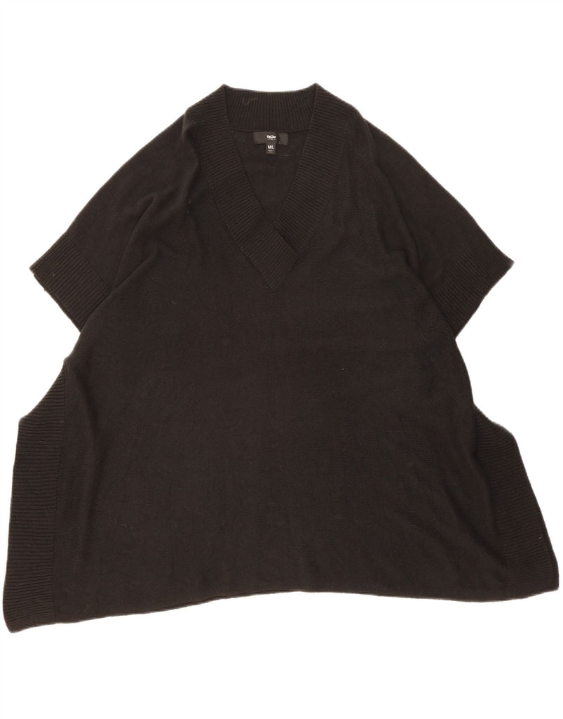 MOSSIMO Womens Oversized Poncho Jumper UK 14 Medium Black Vintage Mossimo and Second-Hand Mossimo from Messina Hembry 