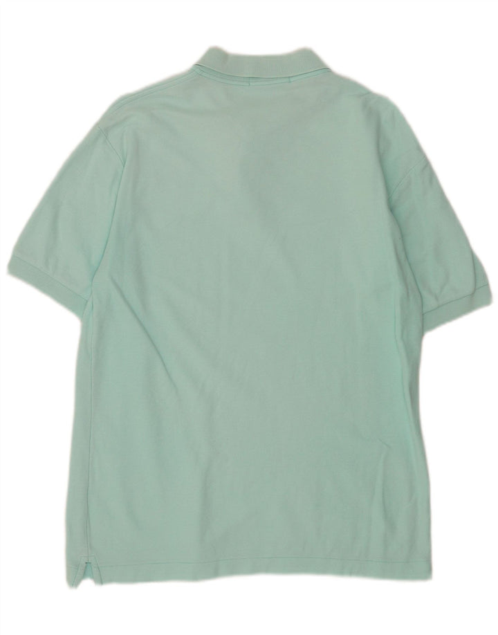 Fila Mens Polo Shirt XS Turquoise Cotton