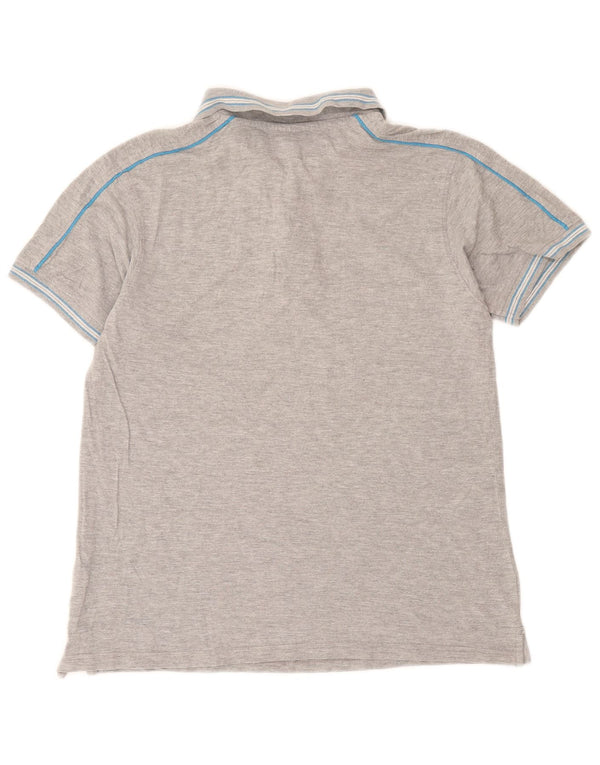 Lotto Mens Polo Shirt Large Grey Cotton