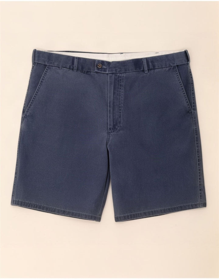 Farah Mens Chino Shorts W38 XL Blue Polyester