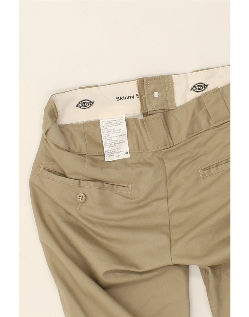 DICKIES Mens Skinny Chino Trousers W28 L32  Beige Cotton | Vintage Dickies | Thrift | Second-Hand Dickies | Used Clothing | Messina Hembry 