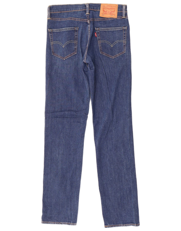 Levi's Mens 511 Slim Jeans W30 L32 Blue Cotton