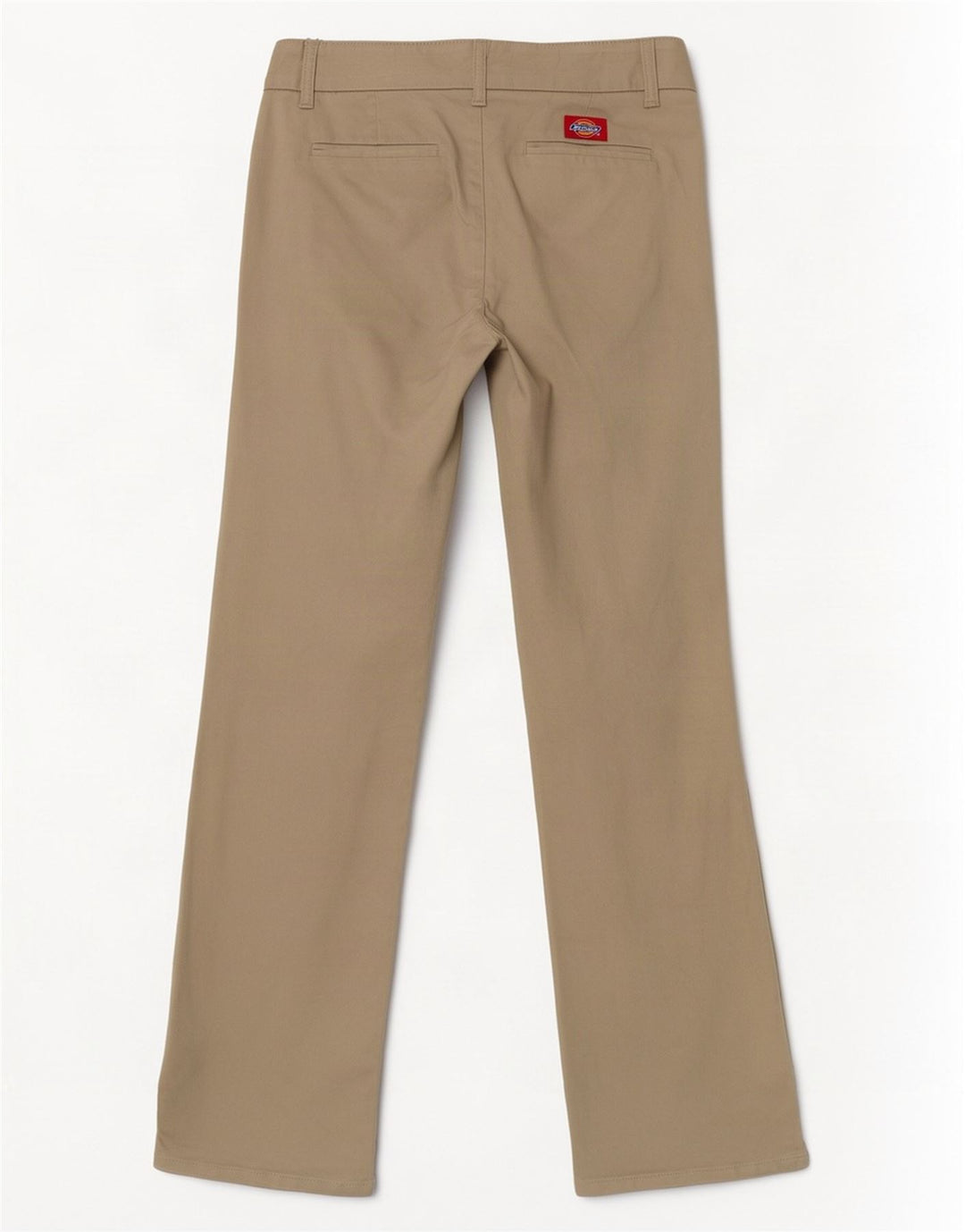 Dickies Womens Bootcut Casual Trousers US 7 Medium W30 L31 Beige Cotton