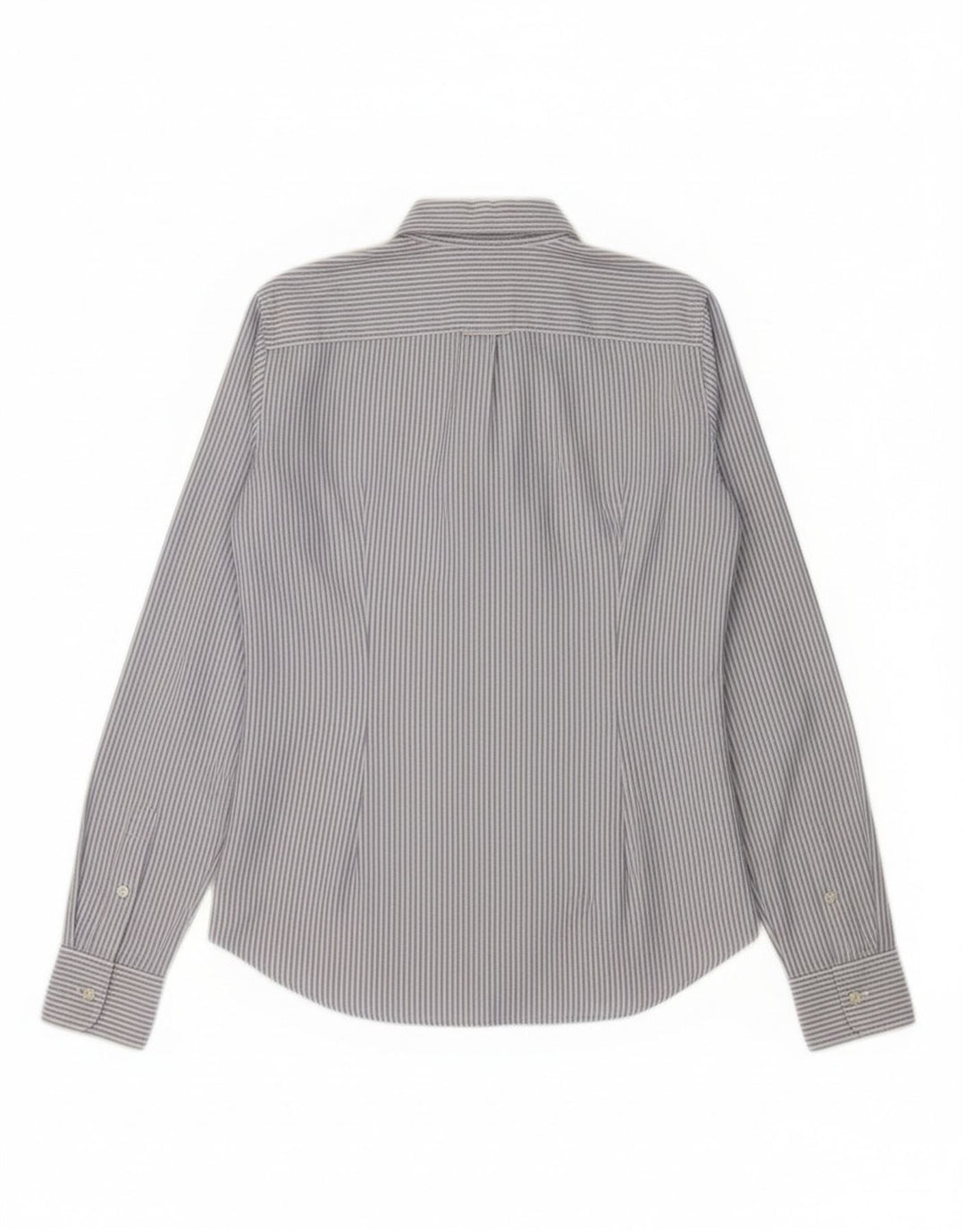 Ralph Lauren Womens Shirt US 4 Small Blue Pinstripe Cotton