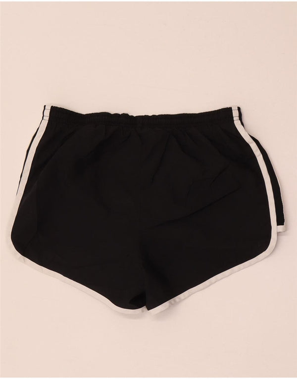 Nike Womens Dri Fit Sport Shorts UK 14 Medium Black Colourblock